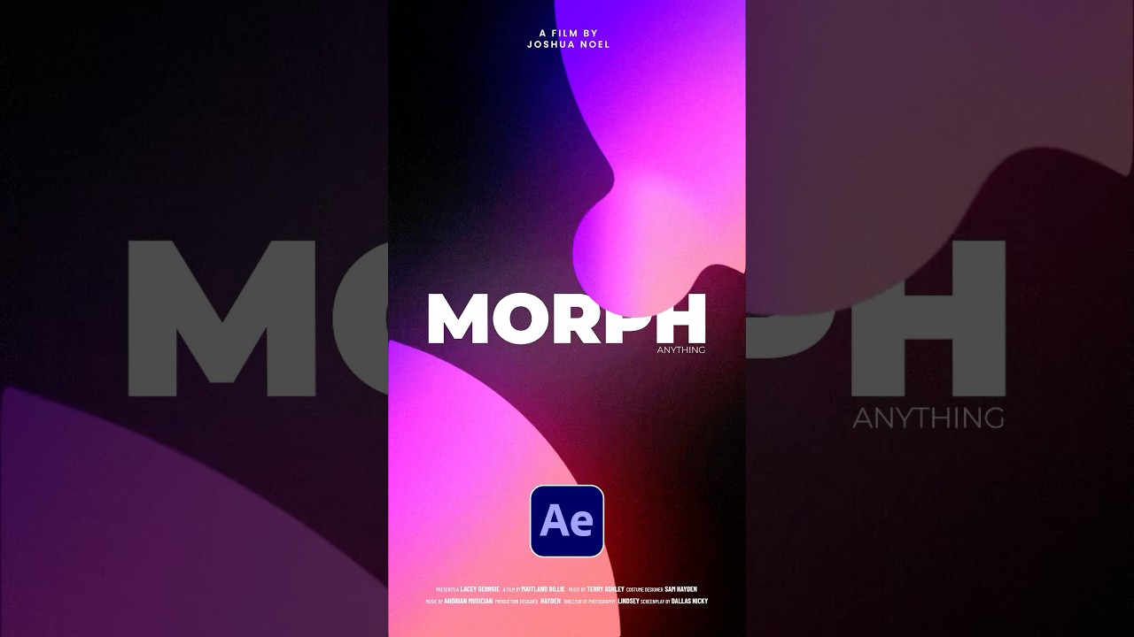 Liquid Morph Motion Graphics in After Effects π§
