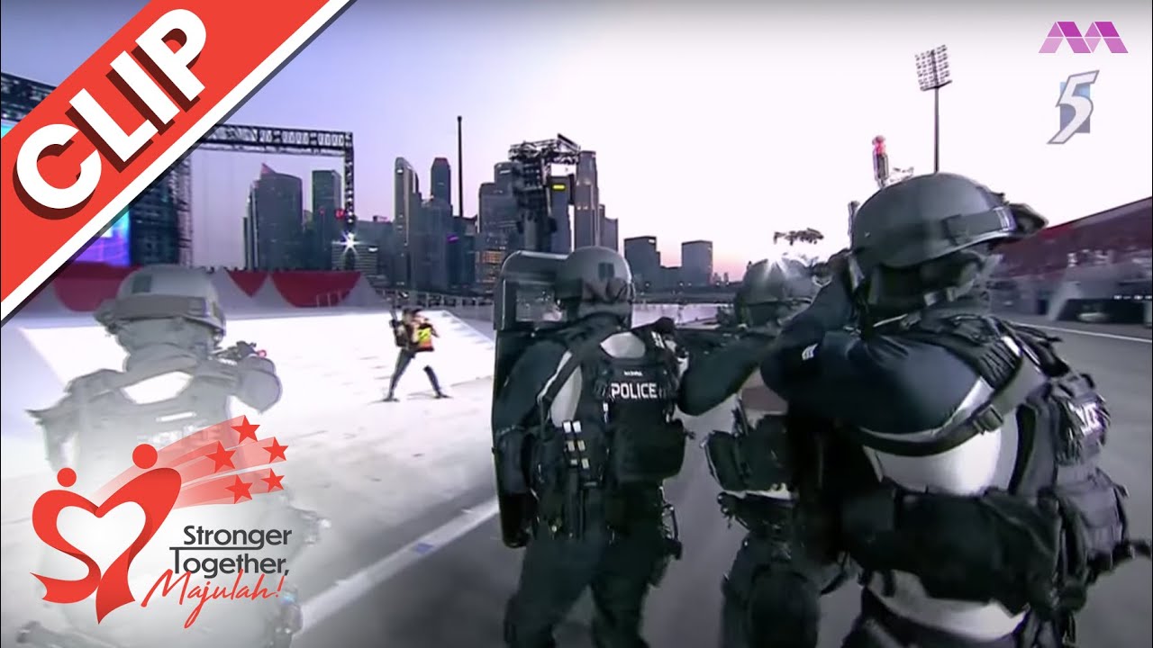 Total Defence Display 2 - a thrilling display with emergency responders | National Day Parade 2022
