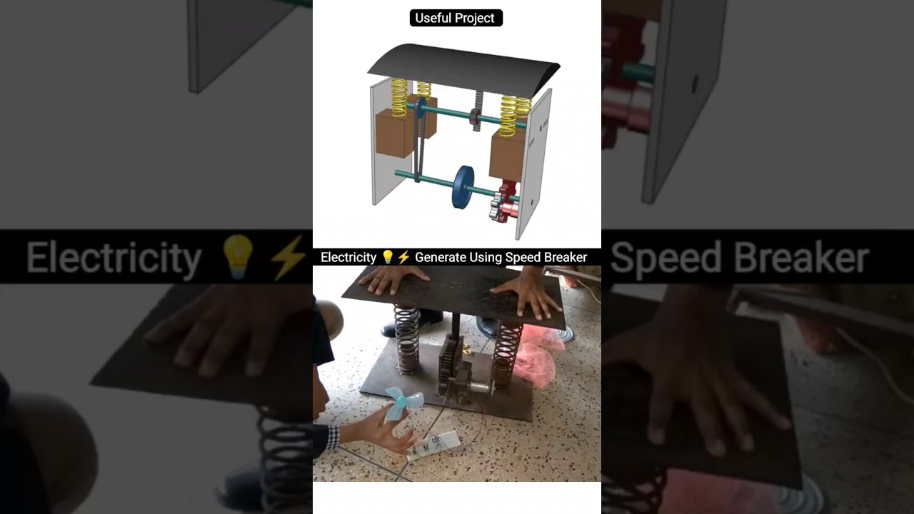 Transform Speed Bumps into Renewable Power β‘ | DIY Energy Generation