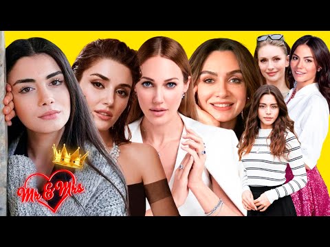 Самые красивые турецкие актрисы и их мужья и парни