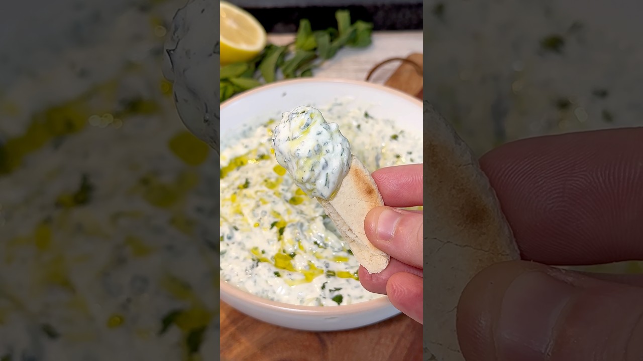 Deliciosa Salsa Tzatziki Griega 🥒 – La Receta Fácil y Perfecta para Untar