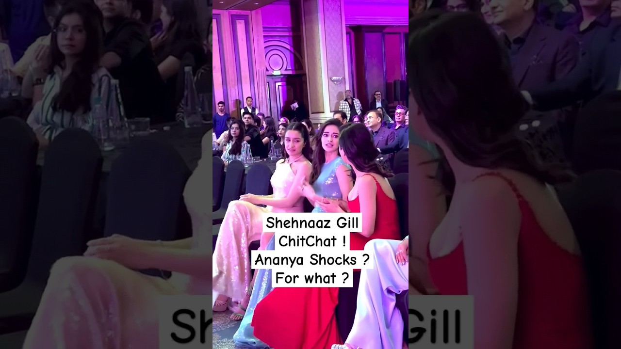 Shehnaaz Gill's Surprise Chat with Ananya! 😮
