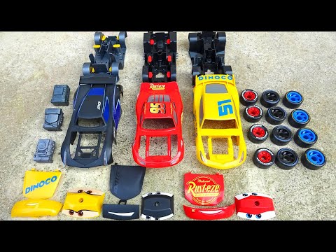 Disney cars. Let's assemble McQueen who fell apart!