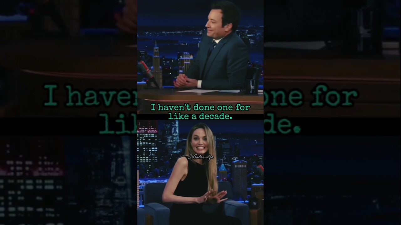 Angelina Jolie Reveals She Feels Nervous on Talk Shows 😮