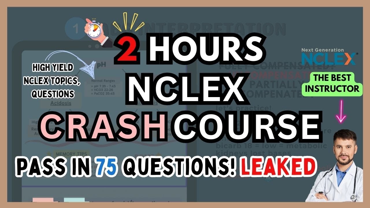 2-Hour NCLEX Mastery Course 🚀 | Quick & Effective Review