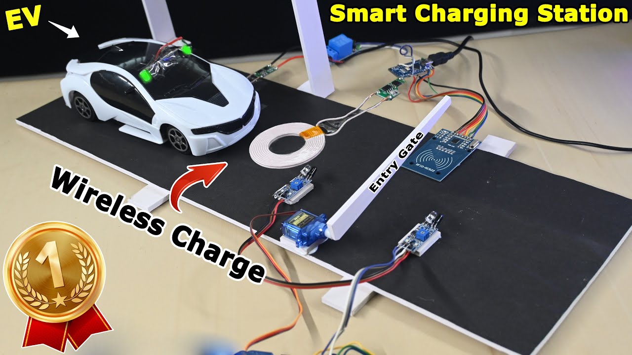 Revolutionary Smart EV Charging System | Award-Winning Science Project 🚗