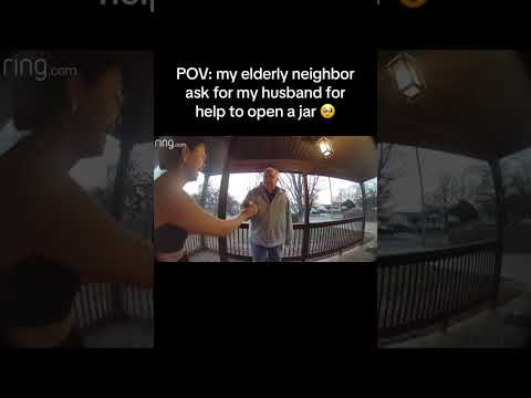 Help The Elder Neighbors ! 😊 #ring #elder #help #helping #neighbors #usa #us #cctv #elders #shorts