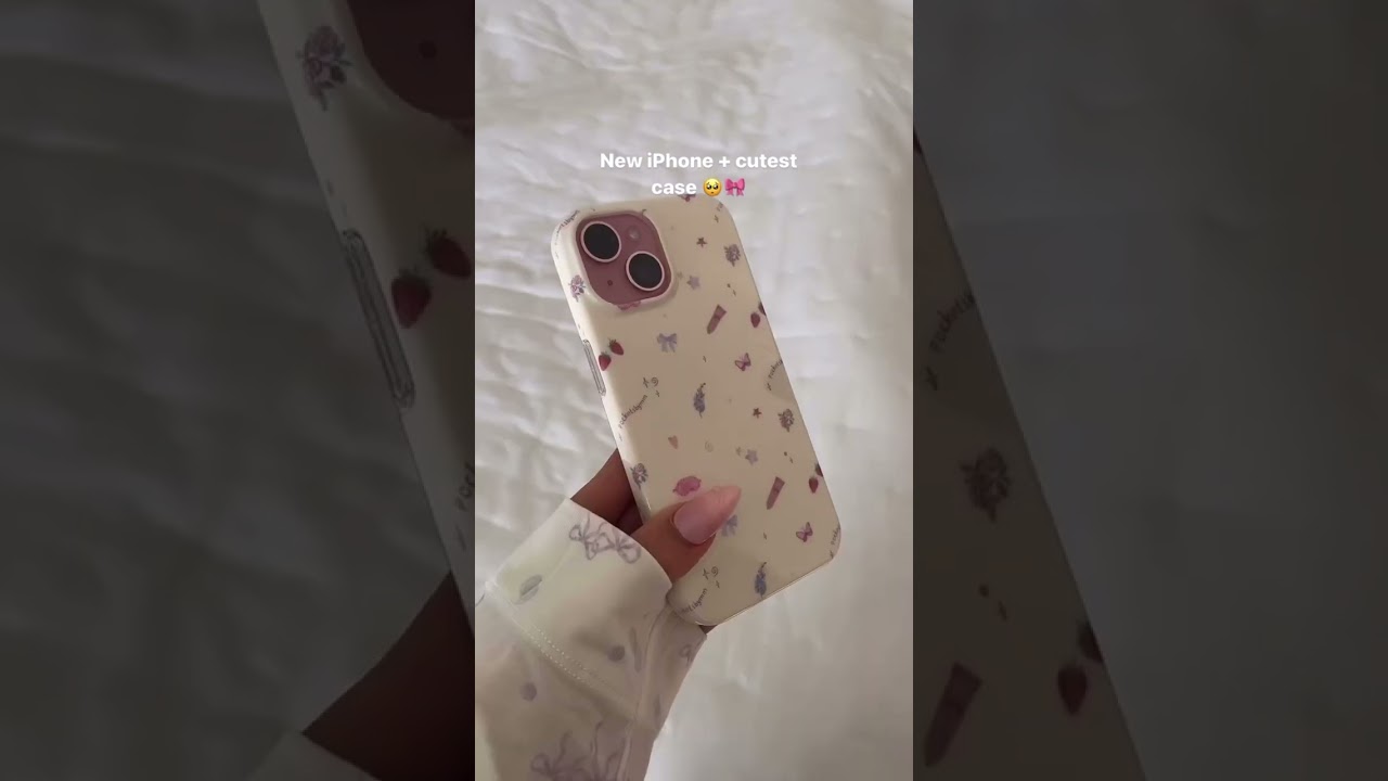 iPhone 15 Pink Unboxing & Cute Case 📱