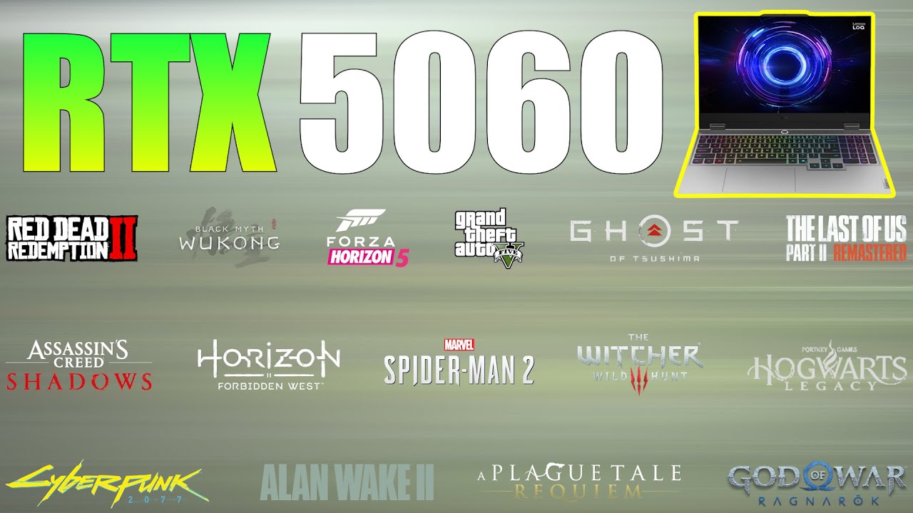 RTX 5060 Laptop: 15 Games Benchmarked 🎮
