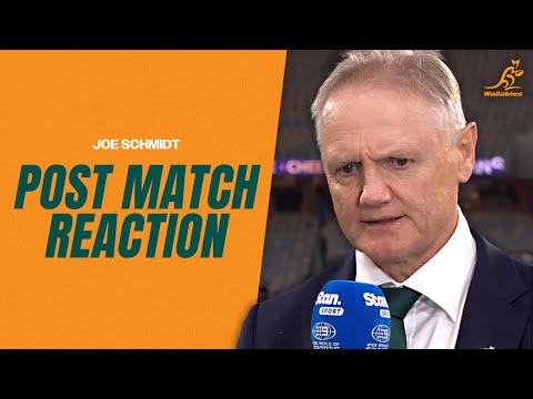 Joe Schmidt post-match interview v All Blacks in Perth | Wallabies