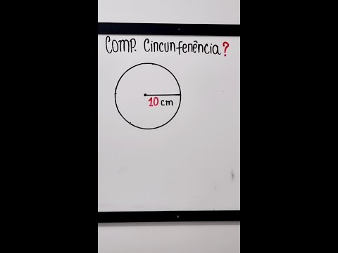 Como Calcular Comprimento de uma Circunferência #shorts #circunferencia