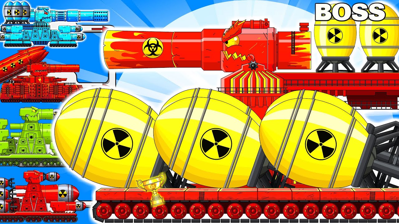 TANKS vs HYBRID DORA Radioactive Rockets 🧪