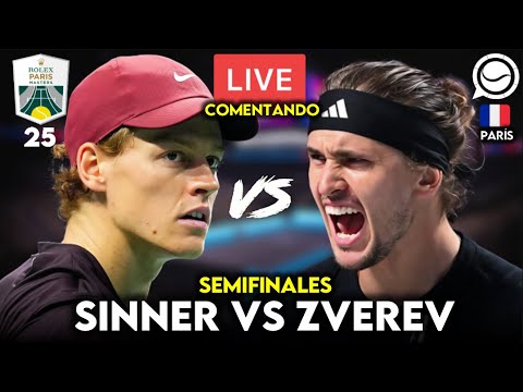 🔴 JANNIK SINNER - ALEXANDER ZVEREV [SEMIS ATP PARÍS] - COMENTANDO EN DIRECTO