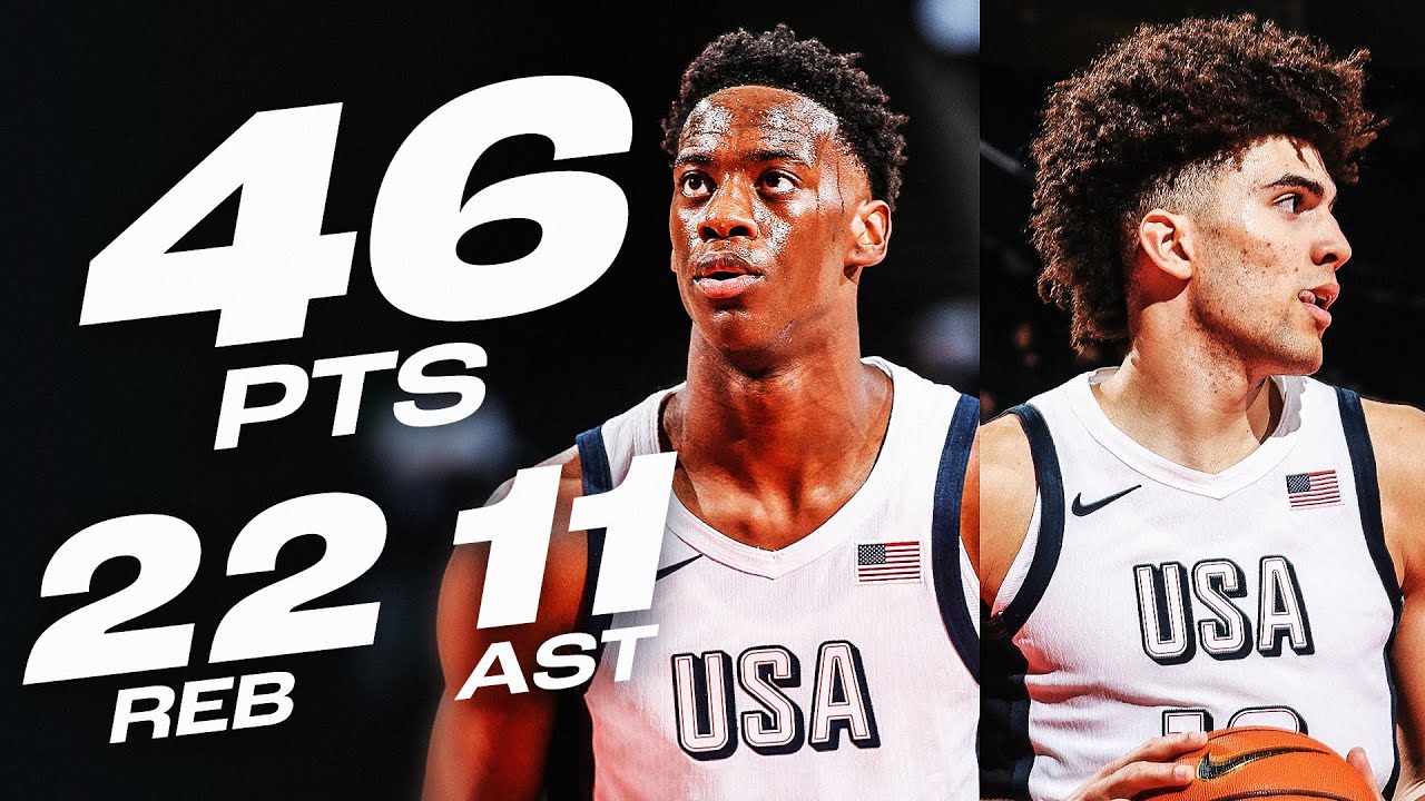 Dybantsa & Boozer Shine at 2025 Nike Hoop Summit 🏀