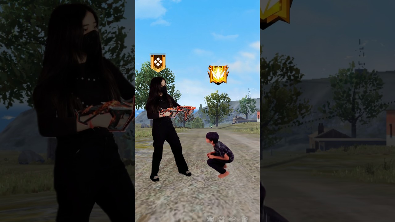 😆Gold Vs GRANDMASTER #freefire  #shortfeed #freefiremax