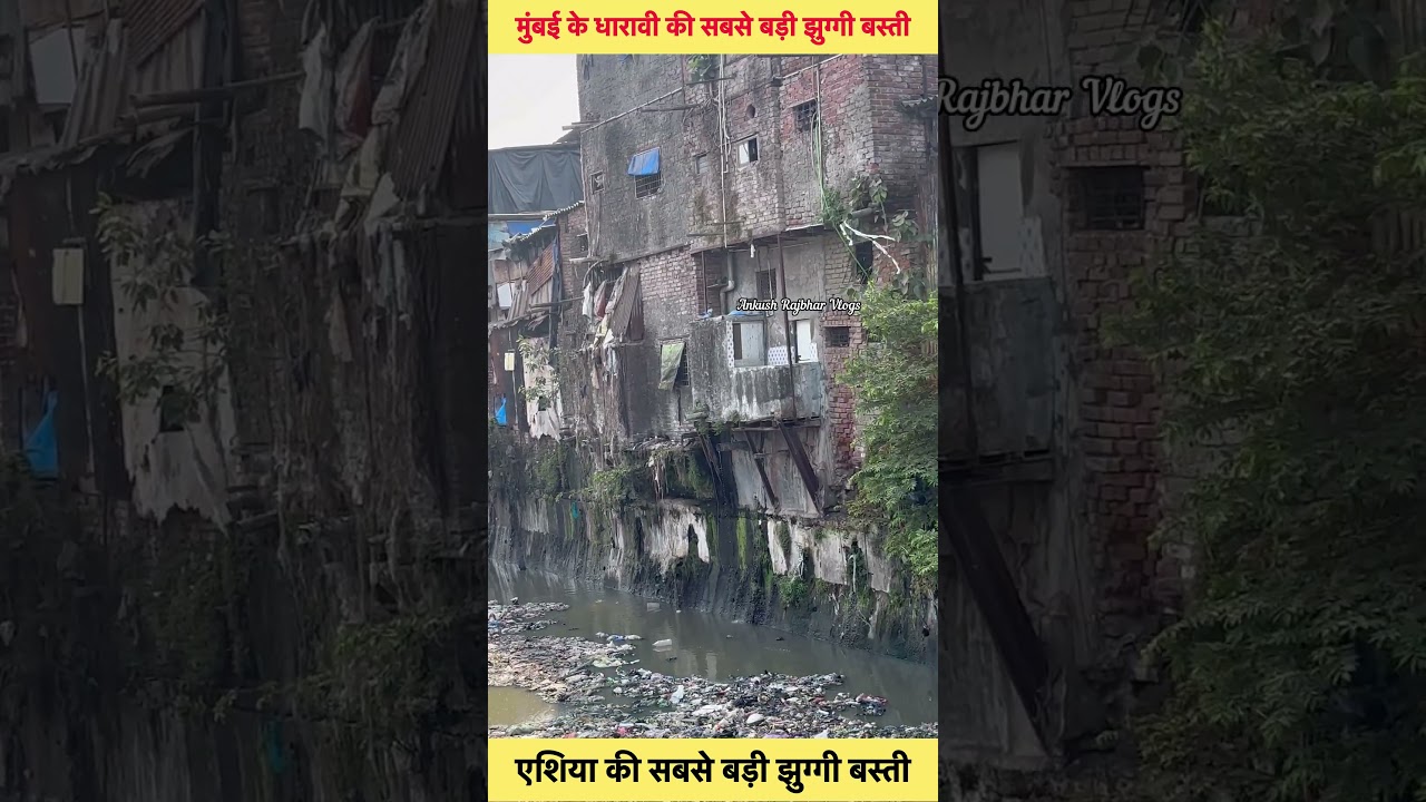 Discover Dharavi: Mumbai's Vibrant and Resilient Slum 🌆 | #Shorts