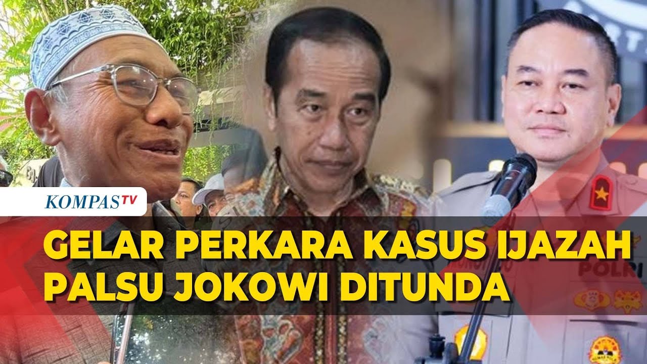 Penundaan Gelar Perkara Kasus Ijazah Palsu Jokowi: Bareskrim dan TPUA Berikan Penjelasan π