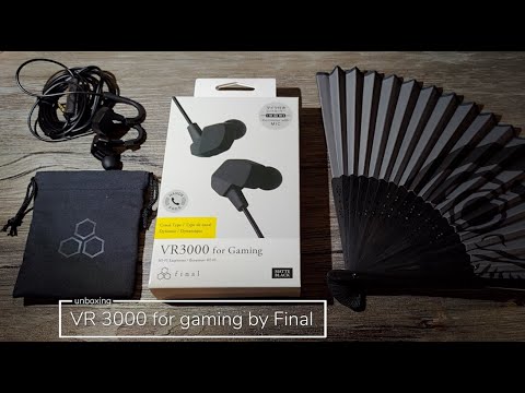 UNBOXING VR3000 by Final (no review)
