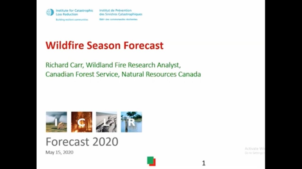 ICLR 2020 Wildfire Season Forecast π₯