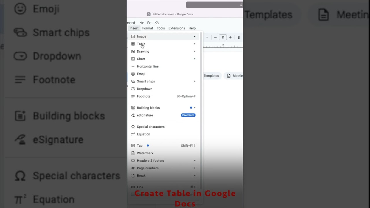 Create Tables for Free in Google Docs | Beginner's Tutorial