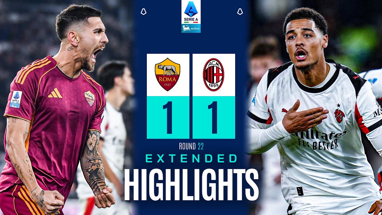 ROMA-MILAN 1-1 | EXTENDED HIGHLIGHTS | SERIE A 2025/26