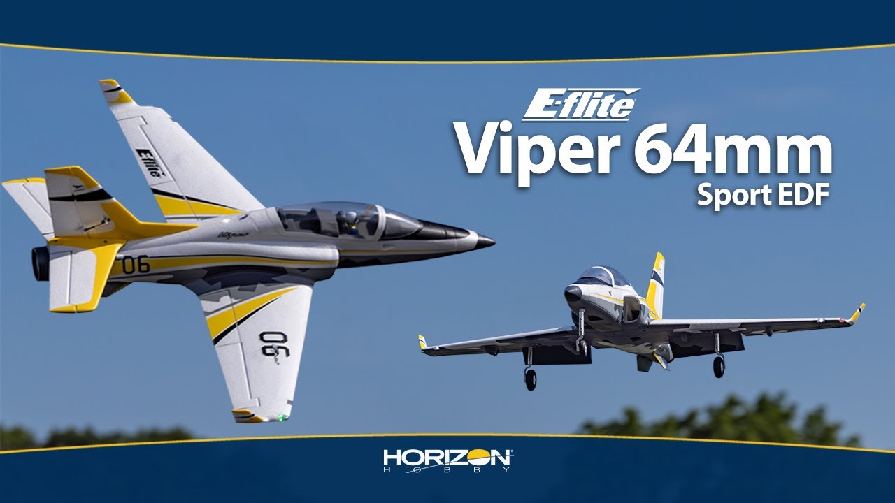 E-flite Viper 64mm EDF Jet – High-Speed RC Performance ✈️