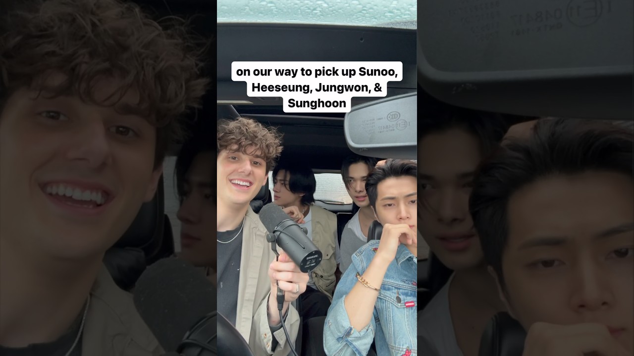 ENHYPEN & JVKE Perform βXOβ in Car Session