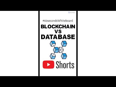 Difference Between Blockchain And Database | Blockchain vs Database Comparison #Shorts
