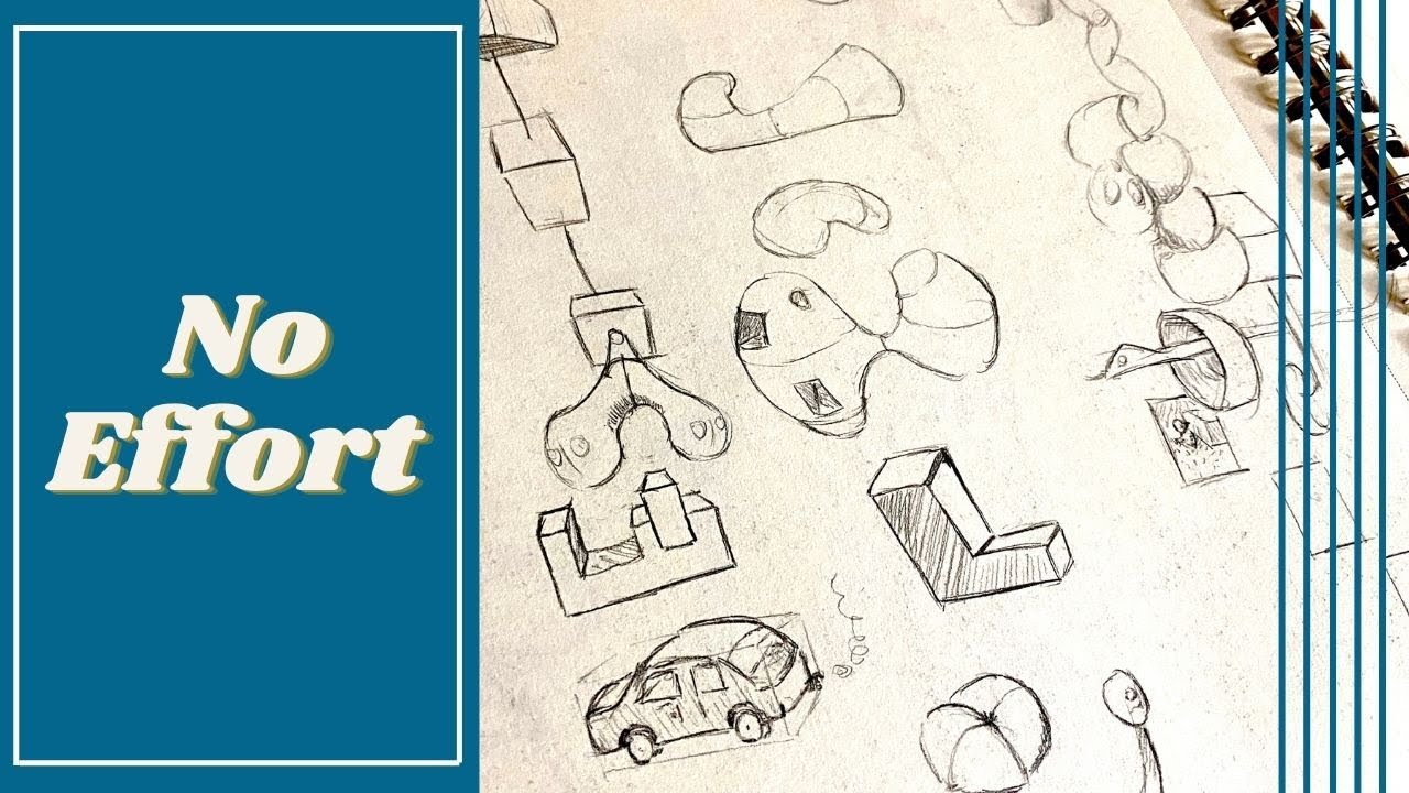 Effortless Form Drawing Exercise for Better Art 🎨