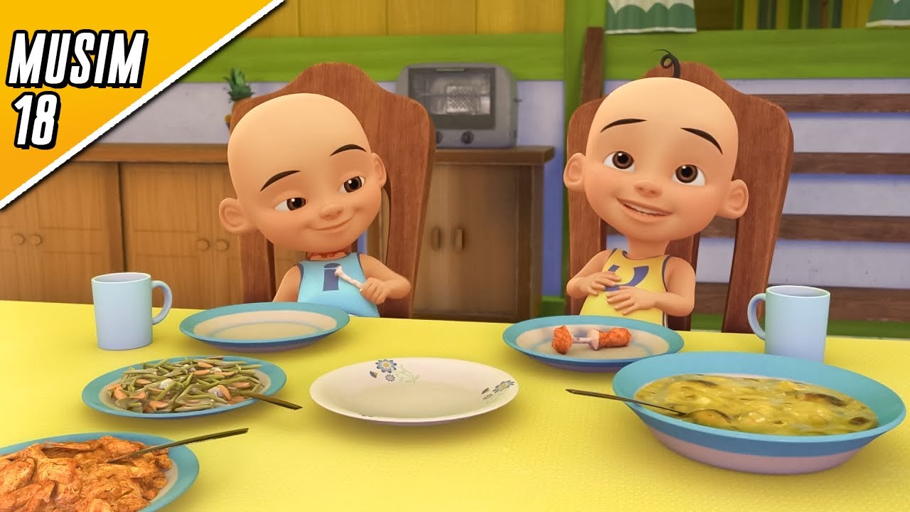 Upin & Ipin Musim 18 - Ayam Goreng Kak Ros Sangat Sedap | Upin & Ipin Terbaru 2024
