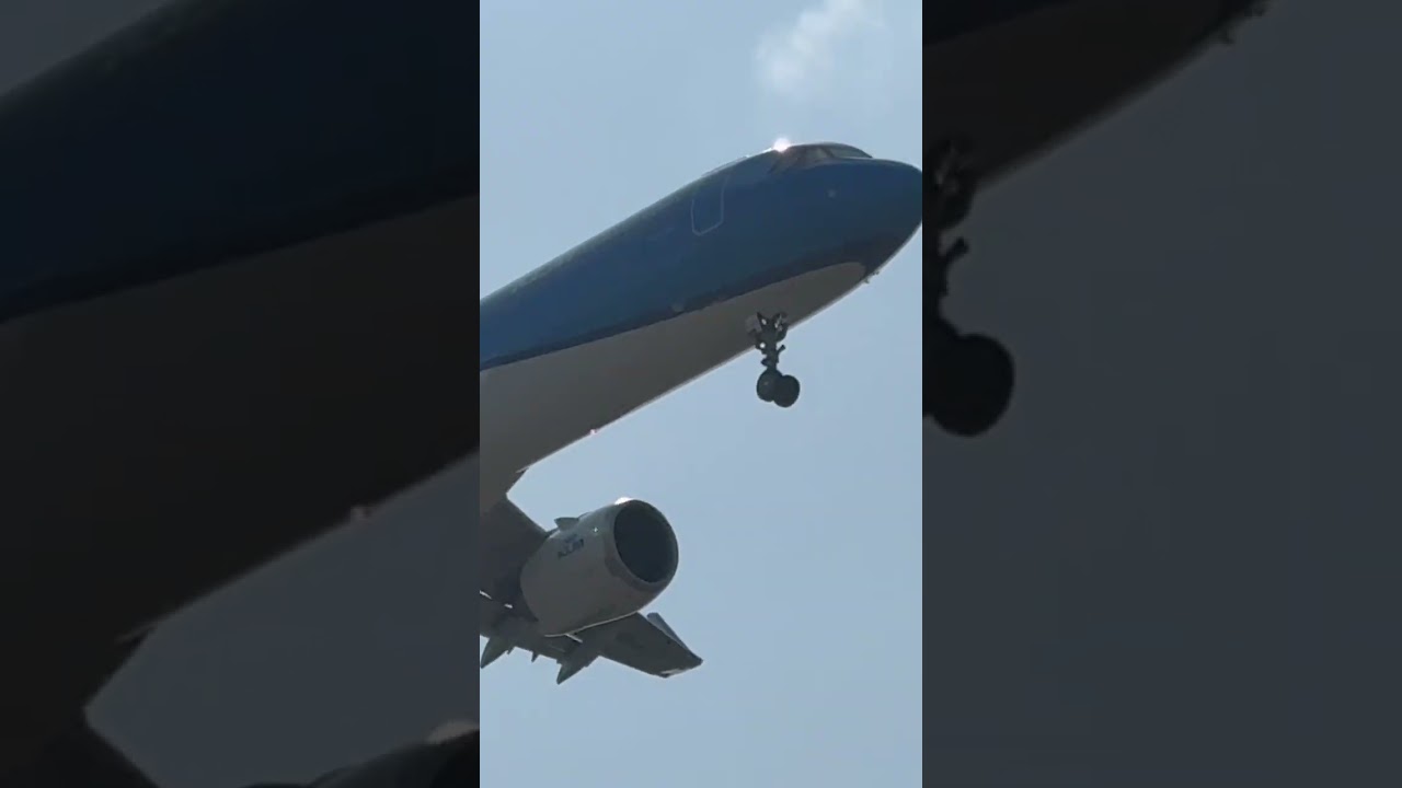 💙🇳🇱 KLM Brand New A321neo Touchdown at Heathrow #wingsandrunways #aviation #klmroyaldutchairlines