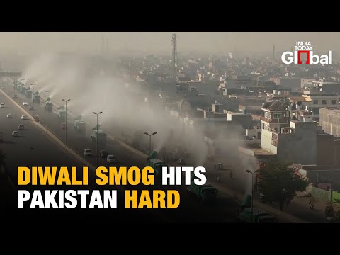 Diwali Fireworks Spark Toxic Smog In Pakistan | Lahore Aqi Surges To Dangerous Levels