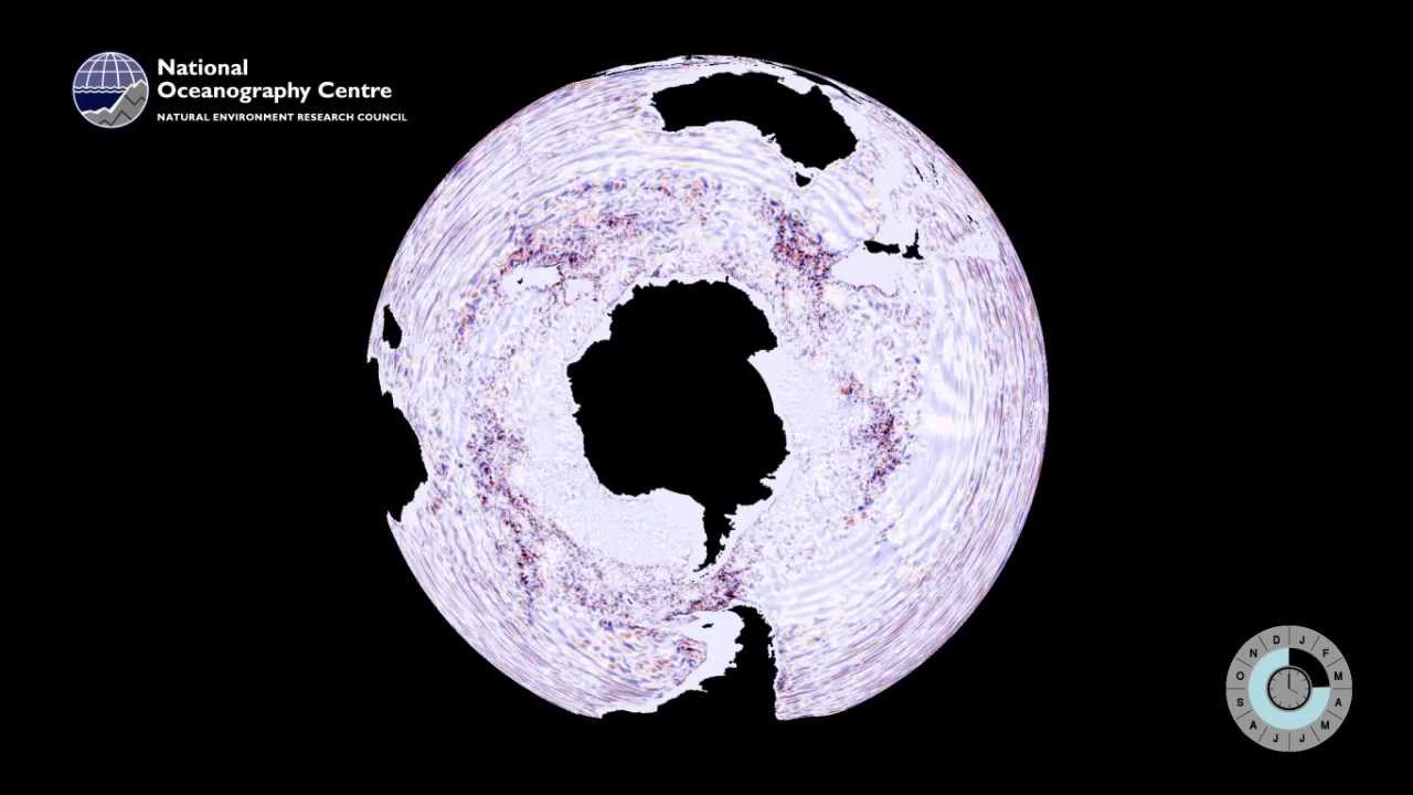 Near inertial gravity waves in a high resolution ocean model