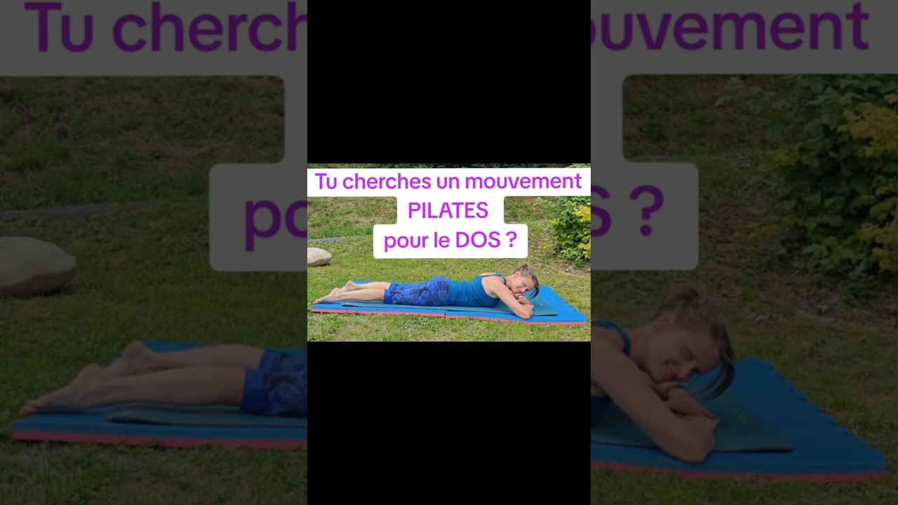Mouvement Pilates DÉBUTANT pour le bas du dos #pilates #douleurdos