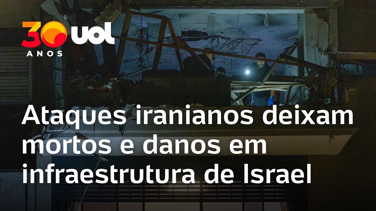 Guerra no Oriente Médio: Ataques iranianos deixam mortos e danos em infraestrutura de Israel