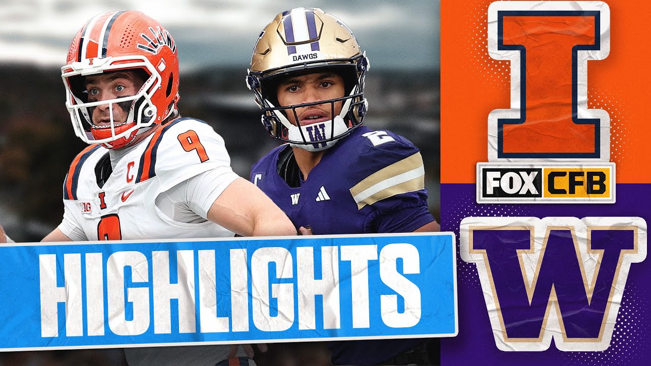 Epic Highlights: No. 23 Illinois vs. Washington Huskies | College Football Week 9 π