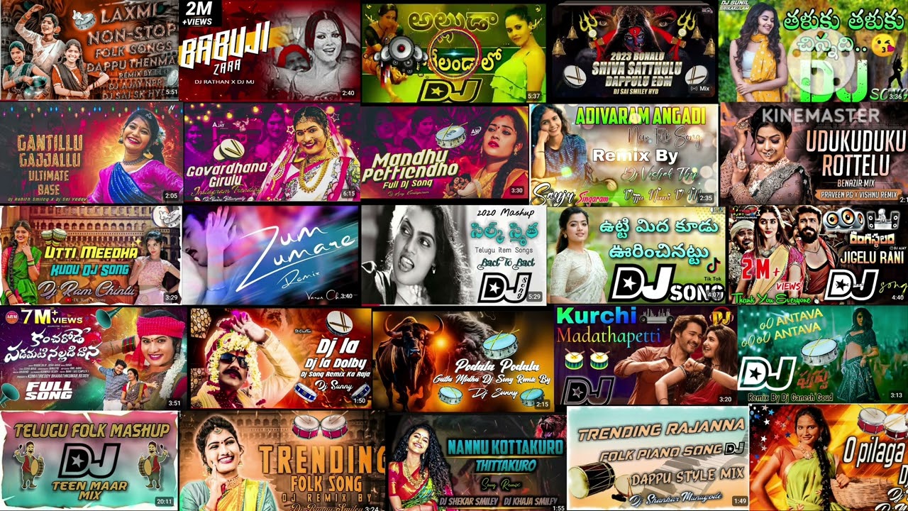 New Telugu DJ Song Remixes 🎶