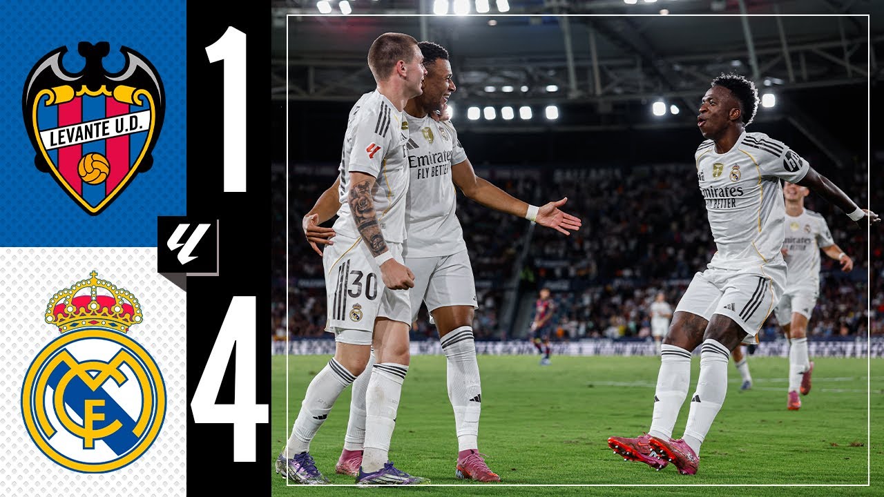 Levante 1-4 Real Madrid | LaLiga Highlights