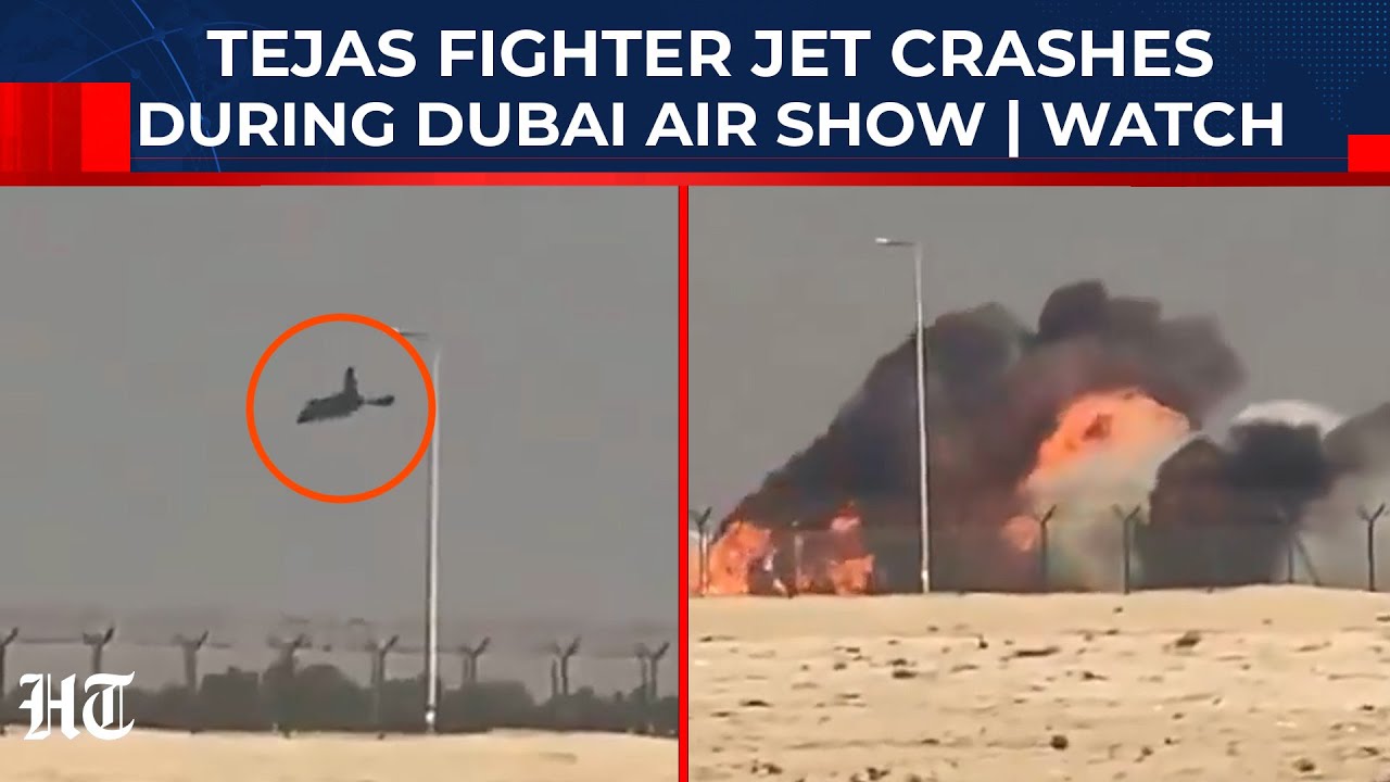 Tejas Jet Crash at Dubai Air Show Kills Pilot 🔥