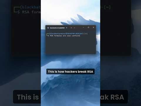 Breaking Down RSA (Private Key & Decryption) #cybersecurity #linux #encryption #security
