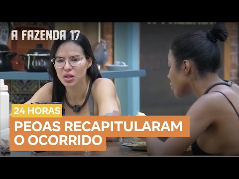 Tàmires conversa com Carol sobre expulsão de Martina | A Fazenda 17