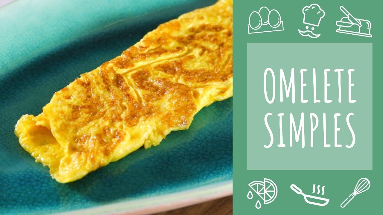 Receita de Omelete simples (fácil e rápida) - TeleCulinária