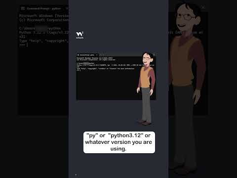 Python Get Started - Part 4 - Python Shell - #w3schools #python #programming