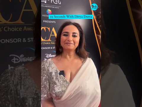 59 Seconds With Divya Dutta | Curly Tales #shorts