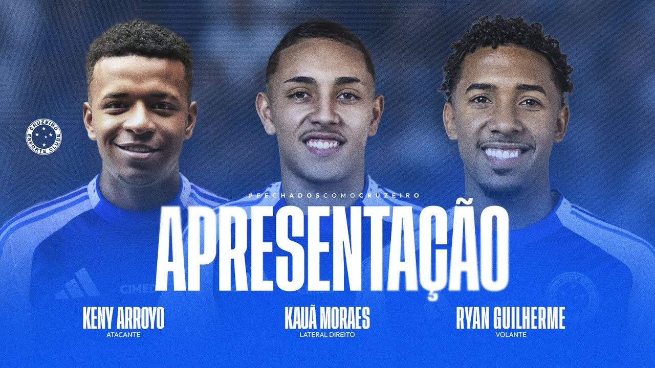 Cruzeiro Apresenta Novos Reforços ao Vivo ⚽