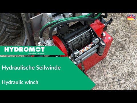 Hydraulische Seilwinde mit Hydraulik von HYDROMOT