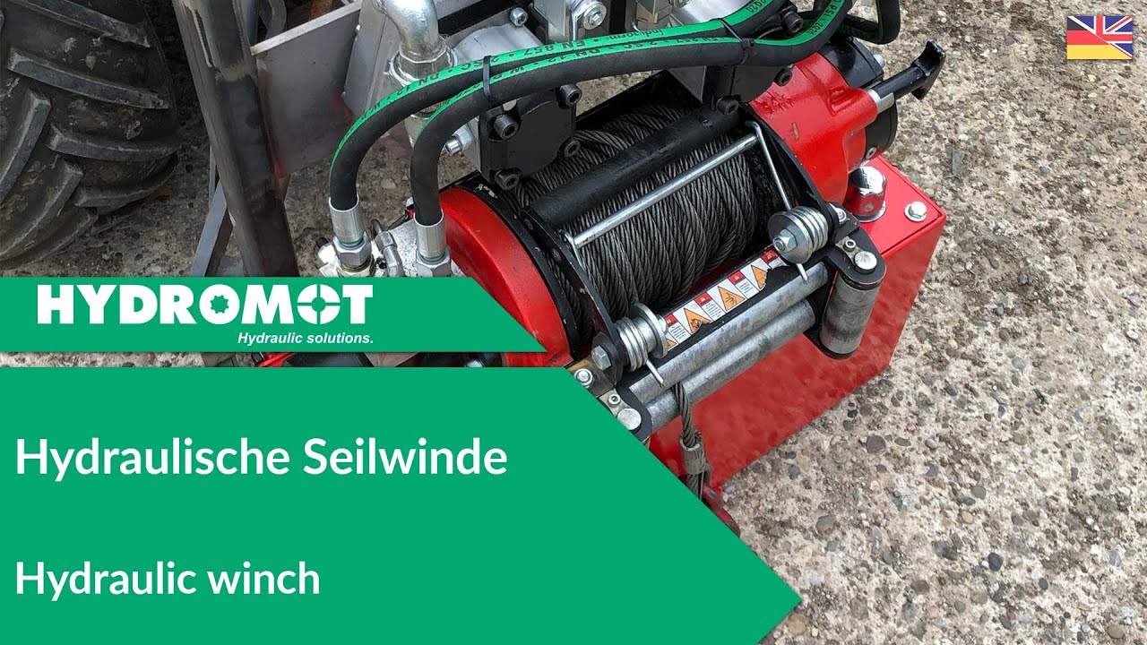 Leistungsstarke Hydraulische Seilwinde von HYDROMOT 🚜