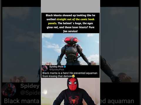 In Aquaman (2018), Black Manta's Iconic Suit is Comic Accurate! #shorts