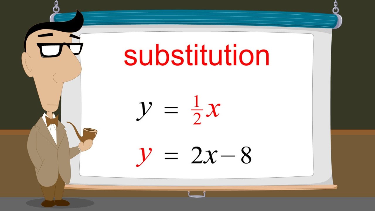 Master Algebra 36: How to Solve Systems of Equations by Substitution ๐