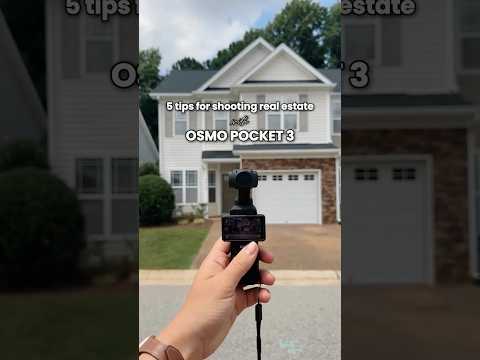 5 tips for shooting better real estate videos 🏠 DJI Osmo Pocket 3 🎬 @sofikhmara